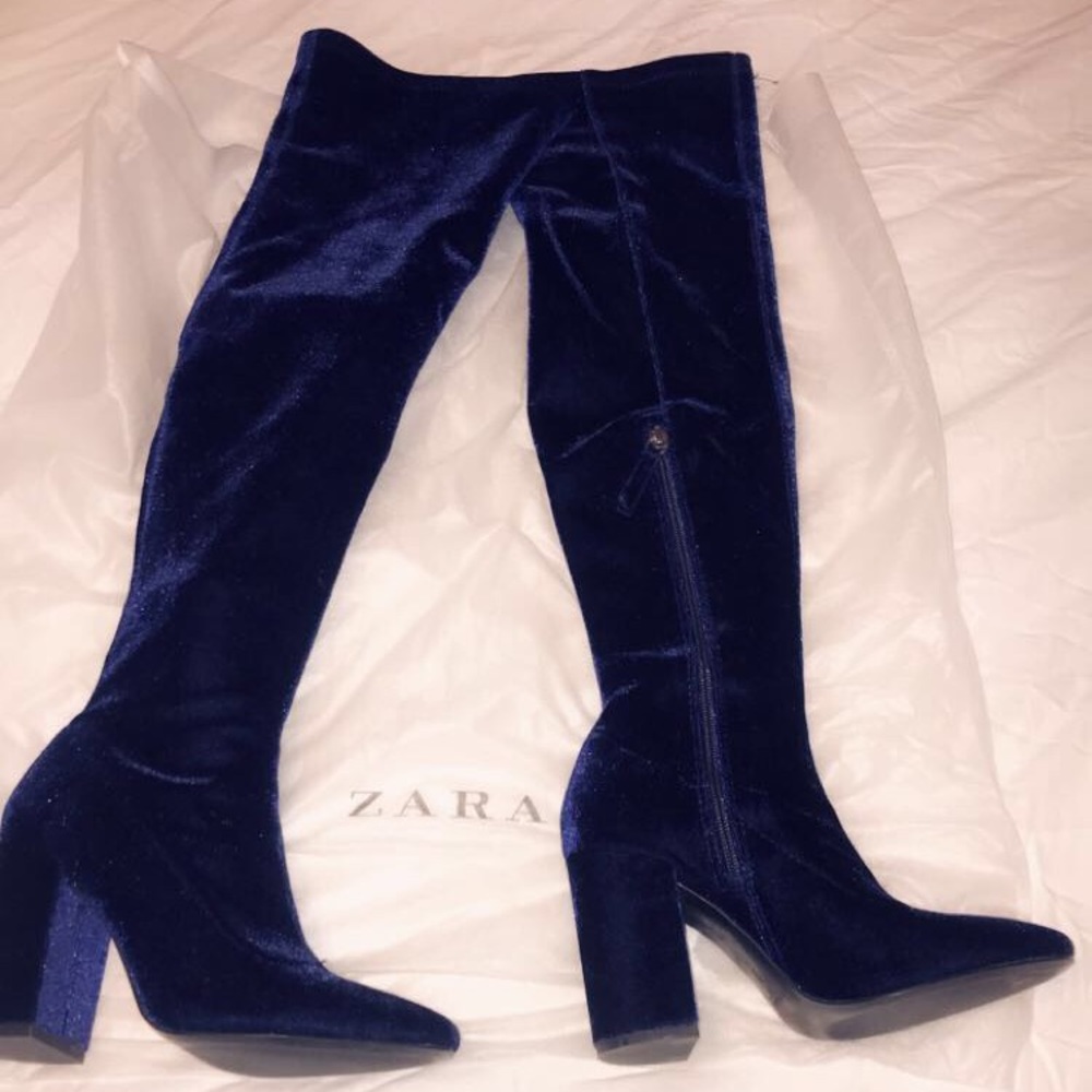 Zara over the knee boots